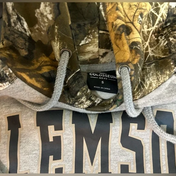 Colosseum Clemson Green and Camouflage Colosseum Men's Hoodie small - Picture 2 of 4